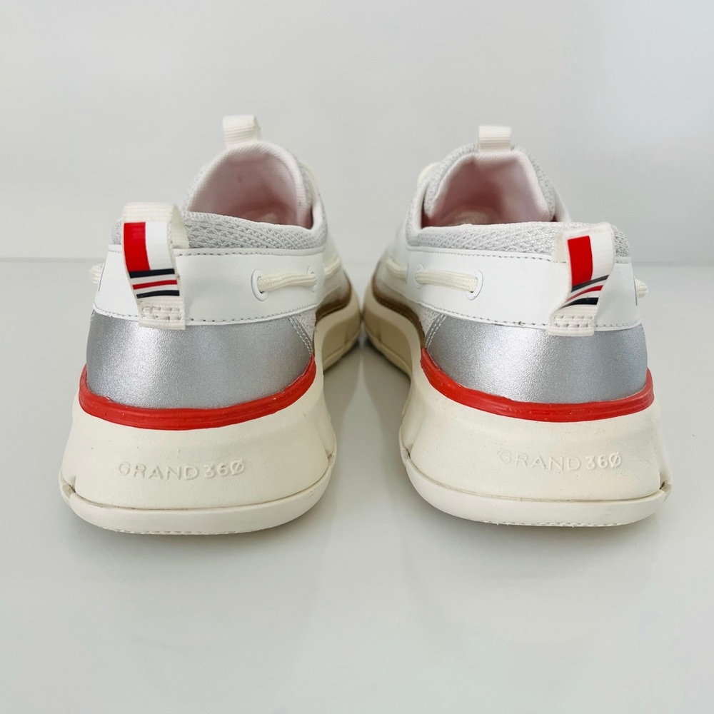 COLE HAAN 4.ZERØGRAND Regatta Boat Shoe in Blanc De Blanc - Picture 10 of 13